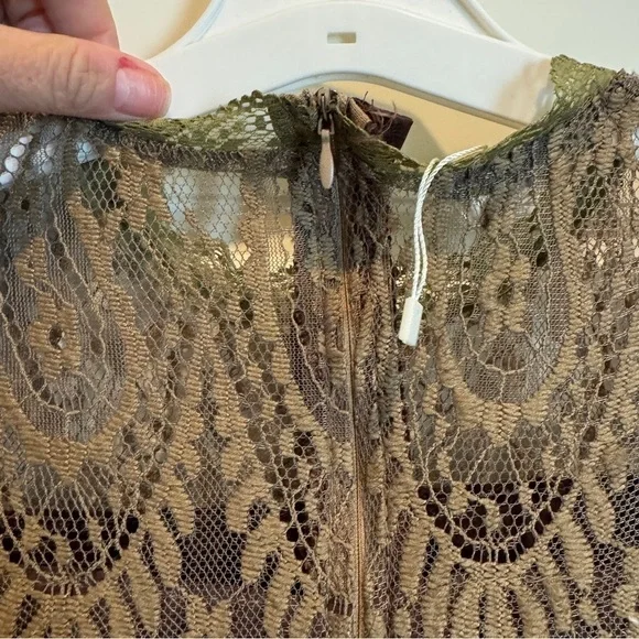 Trish Scully Child Girl's Lace Vintage-Look Full Skirt Formal Dress Size 7 - Picture 8 of 8